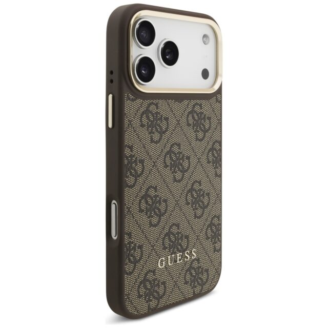 Case Guess 4G with wallet Magsafe for iPhone 17 Pro Max brown - imagine 4