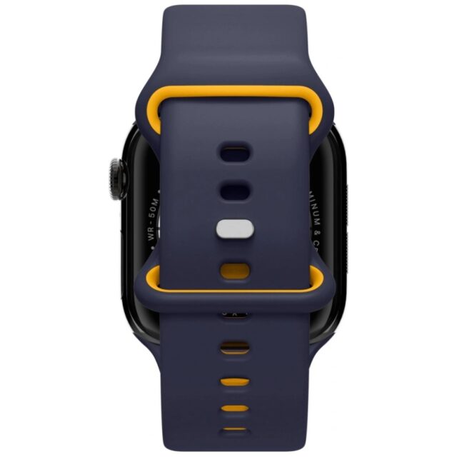 Band Spigen Nano Pop for Apple Watch  6/7/8/9/10/11/SE/SE 3 (40/41/42 mm) navy blue - imagine 3