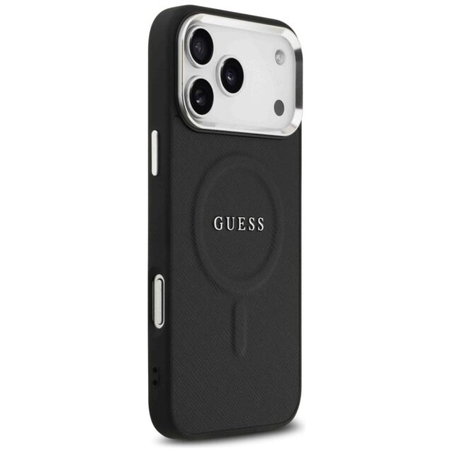 Guess Classic Logo MagSafe Case for iPhone 17 Pro Max Black - imagine 4