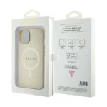 Guess GUHMP15MPSAHMCB iPhone 15 Plus/ 14 Plus 6.7" gold hardcase Saffiano MagSafe - imagine 8