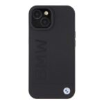 BMW BMHMP15SSLLBK iPhone 15 / 14 / 13 6.1" black Magsafe hardcase Signature Logo Imprint - imagine 3