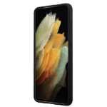 Guess GUHCS21MLSLMGBK S21+ G996 black hardcase Silicone Script Metal Logo - imagine 5
