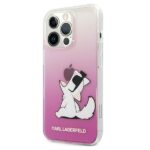 Karl Lagerfeld KLHCP13LCFNRCPI iPhone 13Pro / 13  6,1" hardcase pink Choupette Fun - imagine 2