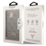 Guess GUOHCP14MH4STW iPhone 14 Plus / 15 Plus 6.7" brown hardcase 4G Print Strap - imagine 8