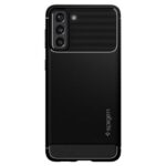 Spigen Rugged Armor Samsung G991 S21 black matte ACS02421 - imagine 2