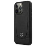 Mercedes MEHCP14LARMBK iPhone 14 Pro 6.1" Black Hardcase Leather Urban - imagine 2