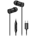 USAMS stereo earphones EP-46 USB-C black 1.2m HSEP4603