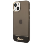 Guess GUHCP14SHGCOK iPhone 14 / 15 / 13 6.1" black hardcase Translucent - imagine 2