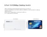Totolink S808 | Switch | 8x RJ45 100Mb/s, Desktop - imagine 5