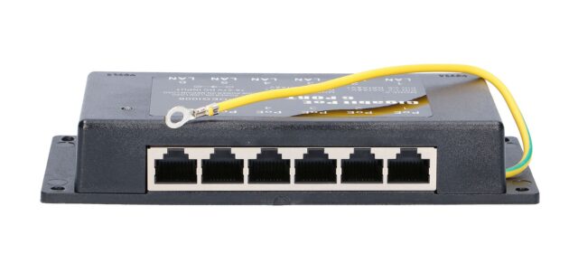 Extralink 6 Port | Gigabit PoE Injector | 6x 1000Mb/s RJ45 - imagine 3