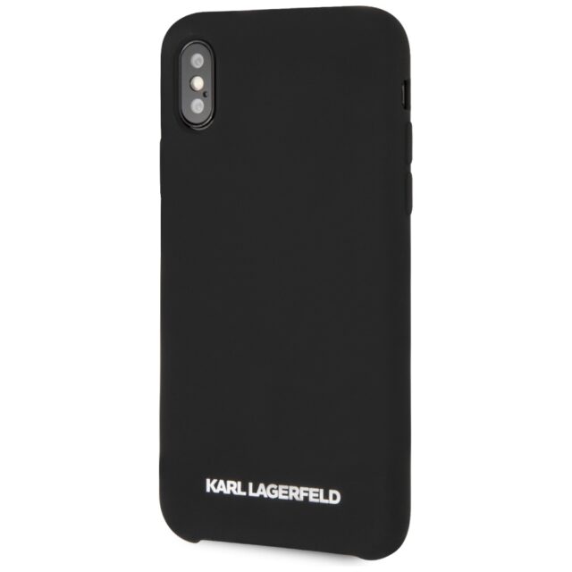 Karl Lagerfeld KLHCPXSLBKS iPhone X/Xs hardcase black Silicone - imagine 2