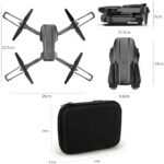 E99 Pro Drone | Set: drone + 3 batteries + case | 1800mAh - imagine 4