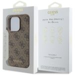 Guess GUHCP15LGF4GBR iPhone 15 Pro 6.1" brown hardcase 4G Charms Collection - imagine 8