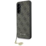 Case Guess 4G Charms Collection for Samsung Galaxy A36 brown