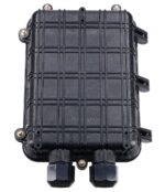 Extralink Bruce | FTTX Closure | 4 trays, 96 core, black - imagine 2