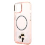 Karl Lagerfeld KLHMP14MHNKCIP iPhone 14 Plus / 15 Plus 6,7" hardcase pink Iconic Karl&Choupett - imagine 6