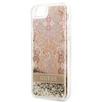 Guess GUHCI8LFLSD iPhone SE 2022 / SE2020 / 7 / 8 gold hardcase Paisley Liquid Glitter - imagine 6