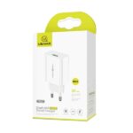 USAMS Wall Charger 1xUSB T22 18W 3A QC3.0 (only head) Fast Charging white CC83TC01 (US-CC083) - imagine 5