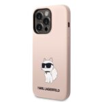 Karl Lagerfeld KLHCP14XSNCHBCP iPhone 14 Pro Max 6,7" hardcase pink Silicone Choupette - imagine 2