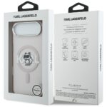 Karl Lagerfeld IML Choupette Sketch Logo MagSafe Case for iPhone Air Pink - imagine 8
