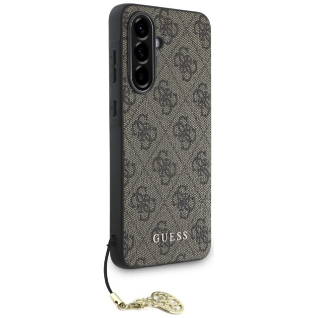 Case Guess 4G Charms Collection for Samsung Galaxy A56 brown - imagine 3