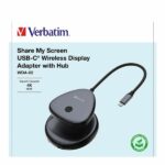 Verbatim Wireless 4K USB-C Display Transmitter Share My Screen black 32147 - imagine 5