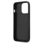 Karl Lagerfeld KLHCP13LOKPK iPhone 13 Pro / 13 6,1" black hardcase Saffiano Ikonik Karl`s Patc - imagine 7