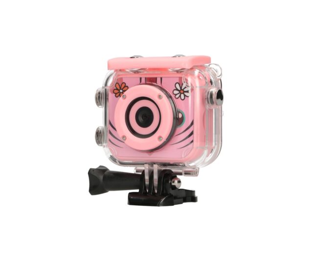 Extralink Kids Camera H18 Pink | Camera | 1080P 30fps, IP68, 2.0" screen - imagine 2
