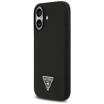 Case Guess Silicone Triangle Logo MagSafe for iPhone 17 black - imagine 2