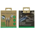 Kabel USB-C 4smarts Explorer ComboCord   100W 2m z adapterem MagSafe czarny - imagine 6