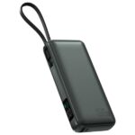 4smarts Powerbank Enterprise 20000mAh    130W z wbudowanym kablem USB-C szary/space grey 541134