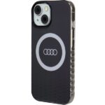 Audi IML Big Logo MagSafe Case iPhone 15 / 14 / 13 6.1" black hardcase AU-IMLMIP15-Q5/D2-BK - imagine 2