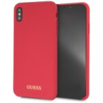 Guess GUHCI65LSGLRE iPhone Xs Max red hard case Silicone