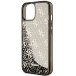 Guess GUHCP14SLC4PSGK iPhone 14 / 15 / 13 6.1" black hardcase Liquid Glitter 4G Transculent - imagine 6