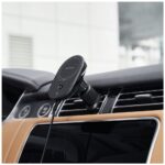 Car mount with wireless charger PITAKA MagEZ Pro 2 Qi2 15W NFC MagSafe black grey - imagine 7