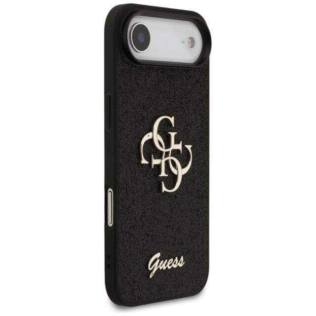 Guess Fixed Glitter Big 4G case for iPhone Air black - imagine 4