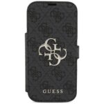 Guess Book 4G Metal Logo Case for iPhone 17 Pro Black - imagine 3