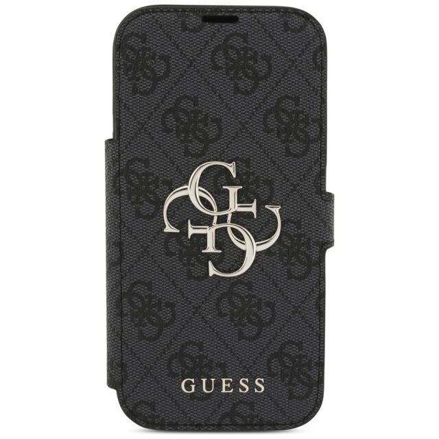 Guess Book 4G Metal Logo Case for iPhone 17 Pro Black - imagine 3