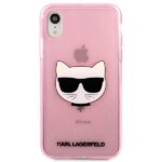 Karl Lagerfeld KLHCI61CHTUGLP iPhone Xr6,1" pink hardcase Glitter Choupette - imagine 3