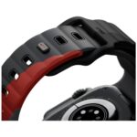 Strap UNIQ Stride De Rubber for Apple Watch 49/46/45/44mm charcoal - imagine 2