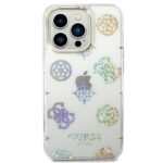 Guess GUHCP14LHTPPTH iPhone 14 Pro 6,1" transparent hard case Peony Glitter - imagine 3