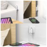Wall Charger 4smarts FlatPlug Duos 20W GaN USB-C + USB-A white - imagine 6
