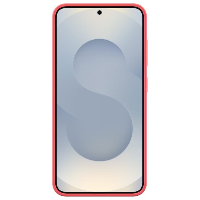 Samsung Silicone Case for Galaxy S25 red - imagine 2