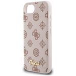 Case Guess Peony Script Logo MagSafe for iPhone 16e brown - imagine 6