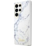Guess GUHCS23LPCUMAH S23 Ultra S918 white hardcase Marble - imagine 2