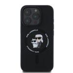 Karl Lagerfeld KLHMP16XSCMKCRHK iPhone 16 Pro Max 6.9" black hardcase Silicone Karl&Choupette - imagine 4