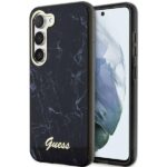 Guess GUHCS23MPCUMAK S23+ S916 black hardcase Marble