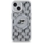 Karl Lagerfeld KLHMP15SHMCKMHT iPhone 15 6.1" transparent IML Monogram Karl&Choupette H - imagine 3
