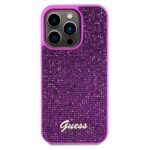 Guess GUHCP14LPMSDGSF iPhone 14 Pro 6.1" fuschia hardcase Disco Metal Script - imagine 3
