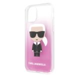 Karl Lagerfeld KLHCN61TRDFKPI iPhone 11 6,1" / Xr pink Gradient Ikonik Karl - imagine 3